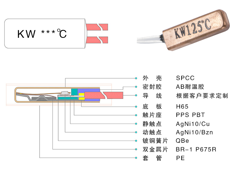 排氣溫控器結(jié)構(gòu)